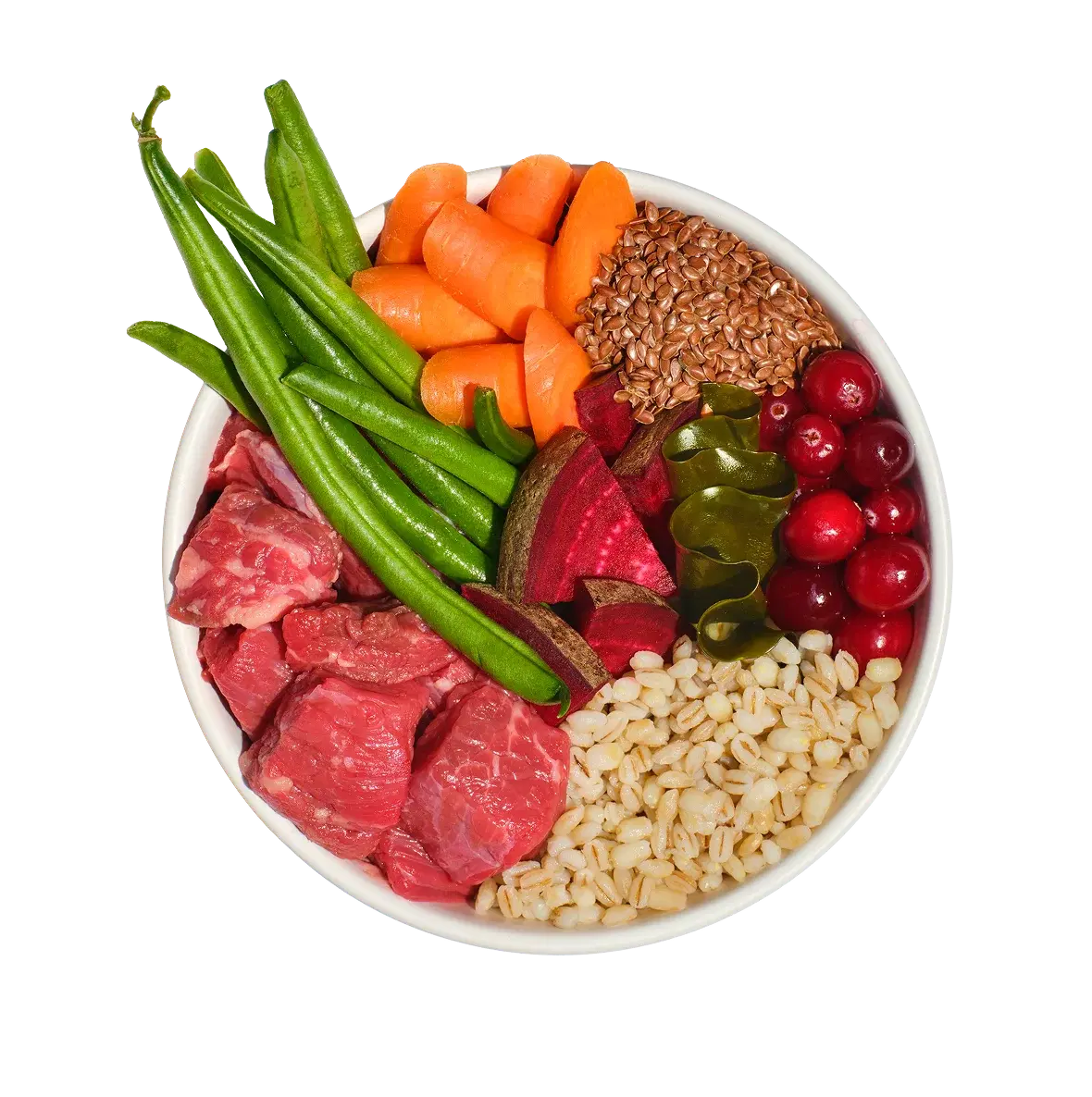Beef + Barley UnKibble ingredients